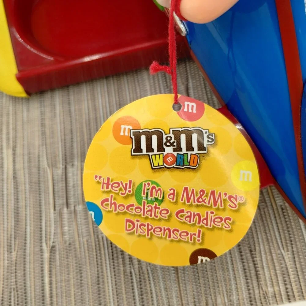 2009 M&M's Barnstorming Rides Bi Plane Collectible Candy Dispenser NWT
